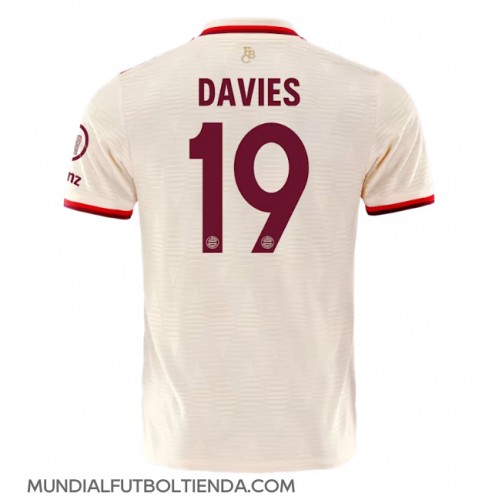 Camiseta Bayern Munich Alphonso Davies #19 Tercera Equipación Replica 2024-25 mangas cortas